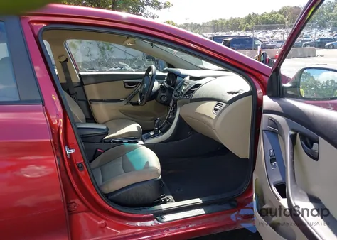 2016 Hyundai Elantra Se from USA, damaged, VIN 5NPDH4AE2GH722093